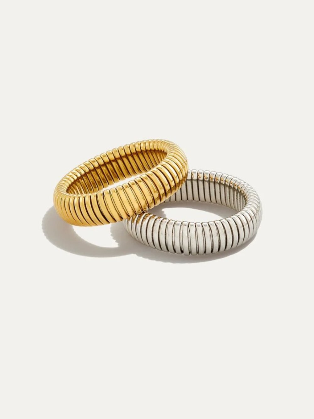 Stella & Dot Snake Ring Duo (9) - NIB